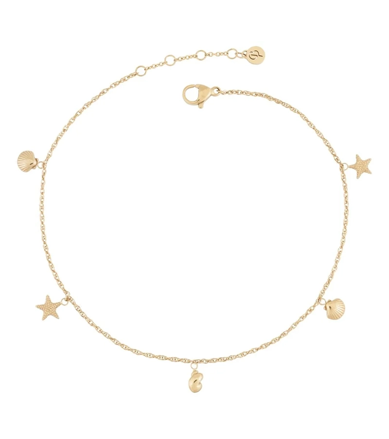 Beachcomber Anklet Multi Gold - Edblad - Snabb frakt & paketinslagning - Nordic Spectra