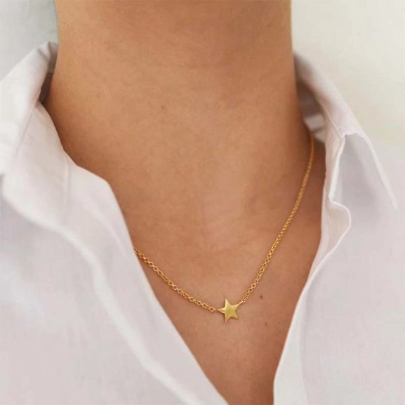 Mini Star Necklace Gold - Sophie By Sophie - Snabb frakt & paketinslagning - Nordicspectra.se