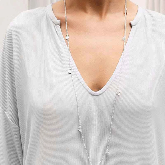 Leaf Drop Long Necklace - Drakenberg Sjölin Halsband - Snabb frakt & paketinslagning - Nordicspectra.se