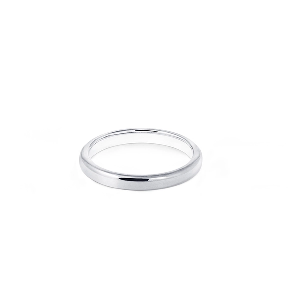1946 Ring Välvd 3 mm Vitguld - Nordic Spectra - Förstärker livets stora händelser - Nordic Spectra
