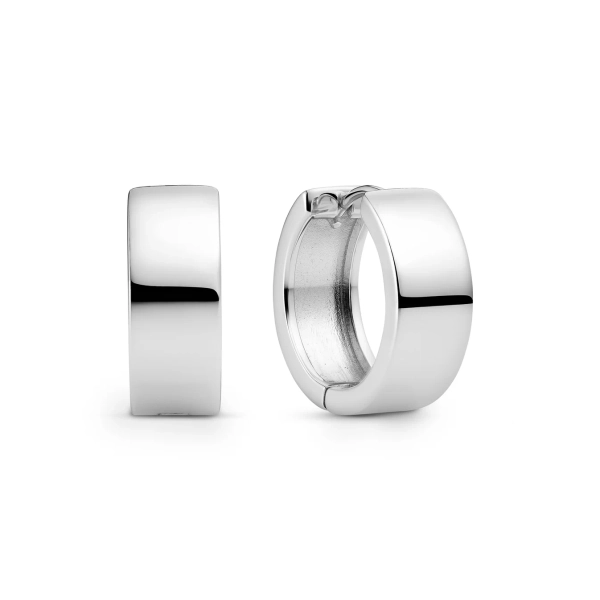 Como Örhängen i silver med blank finish
