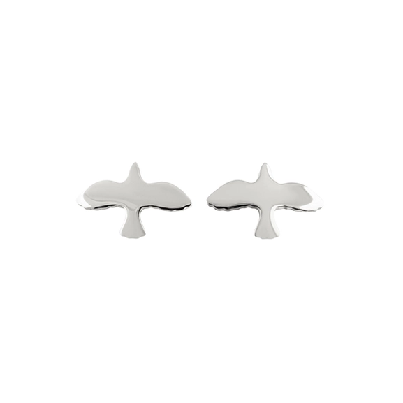 Dove Pin Earrings Silver - Emma Israelsson - Suuri valikoima & ilmainen lahjapaketointi - Nordicspectra.fi