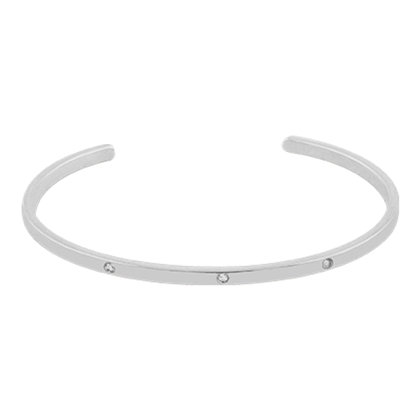 Brilliant bangle brace silver -CU Jewellery - Snabb frakt & paketinslagning - Nordicspectra.se