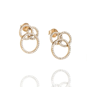 Bubbles & Stars Ear Gold - Efva Attling - ruotsalainen muotoilu - Nordic Spectra
