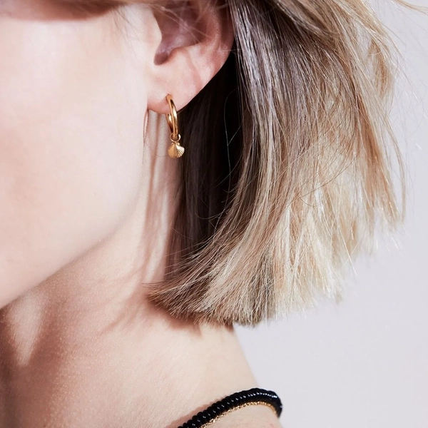 Beachcomber Shell Hoops Gold - Edblad - Snabb frakt & paketinslagning - Nordic Spectra