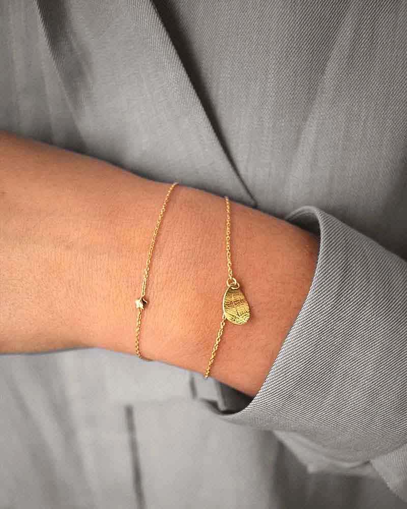 Leaf Drop Bracelet Gold Drakenberg Sjölin, Schneller Versand - Nordicspectra.de