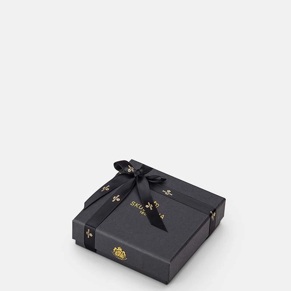 Leather Bracelet Gold - Black - Skultuna - Snabb frakt & paketinslagning - Nordicspectra.se