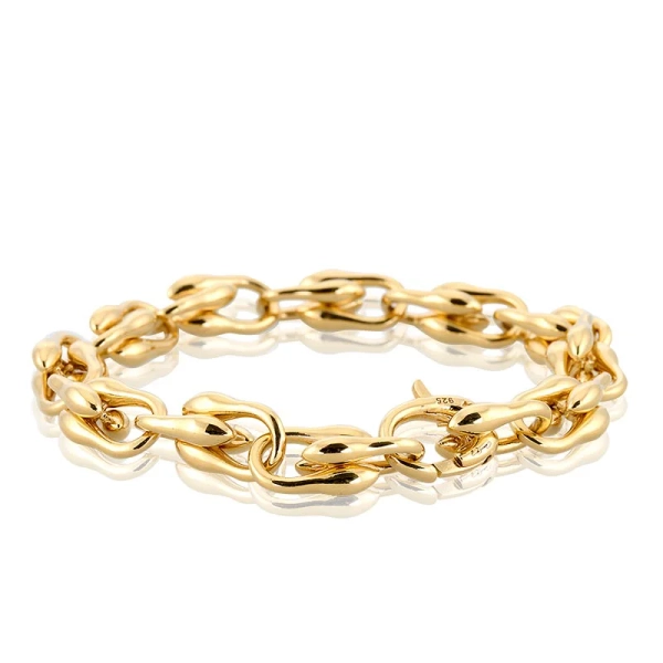 Elisabeth Mini Armband Guld i 24K guldpläterat silver från Carolina Gynning