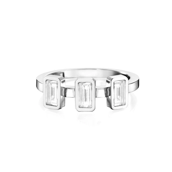 Baguette Wedding Ring 0.60 ct White Gold - Efva Attling ringar - Snabb frakt & paketinslagning - Nordicspectra.se
