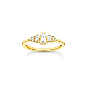 Ring Vintage Weiße Steine Gold von Thomas Sabo, Schneller Versand - Nordicspectra.de