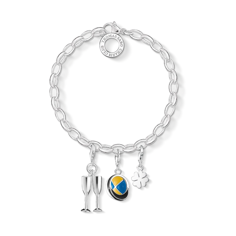 Thomas Sabo - Presentset Charm Club Student, Champagne & Fyrklöver Mellan