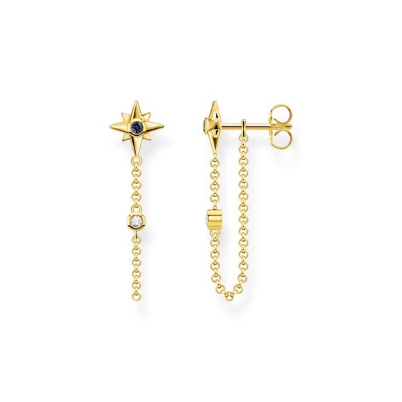 Pin Korvakoru Royalty Tähti Kulta - Thomas Sabo - Suuri valikoima & ilmainen lahjapaketointi - Nordicspectra.fi