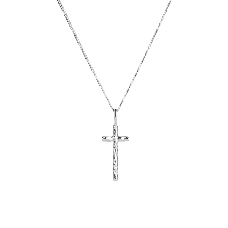 Organic Cross Necklace SIlver - Emma Israelsson - 1-2 dagars leverans &  gratis paketinslagning