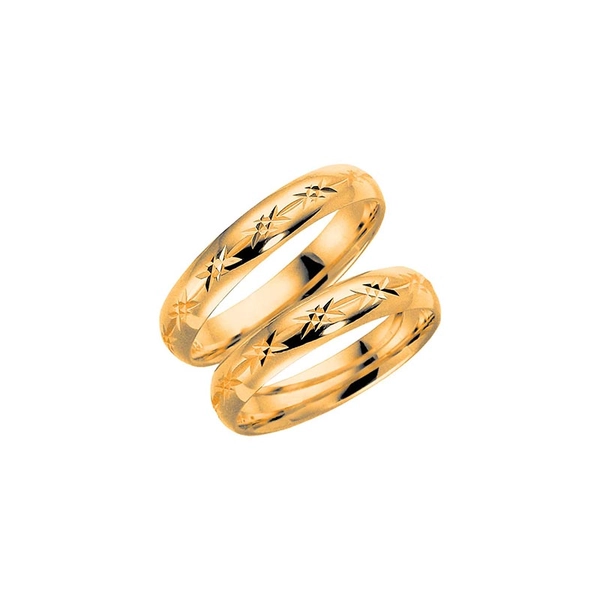 91-4 Gold - Wedding & engagement rings - Schalins - Scandinavian design - Nordic Spectra