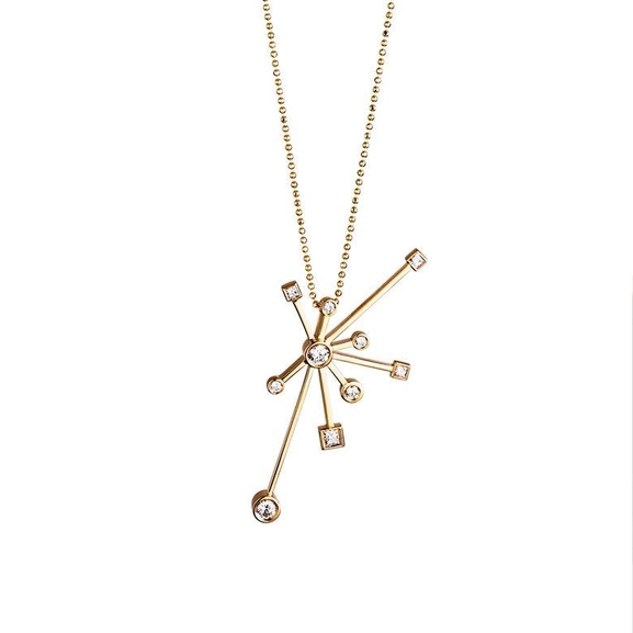 Kaboom & Stars Pendant Gold - Efva Attling halsband - Snabb frakt & paketinslagning - Nordicspectra.se