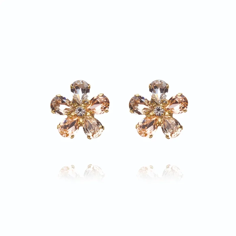 Caroline Svedbom - May Earrings Gold Silk Combo