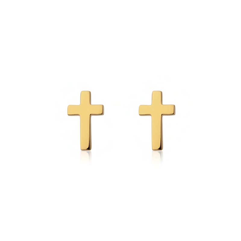 SOPHIE by SOPHIE - Cross Studs Gold