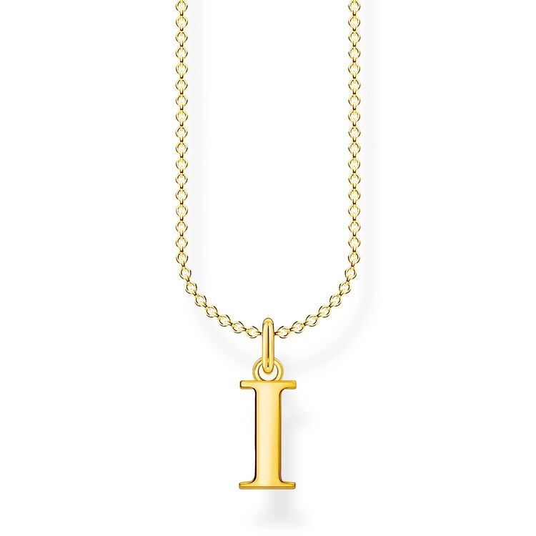 Thomas Sabo - Bokstavshalsband Guld - I