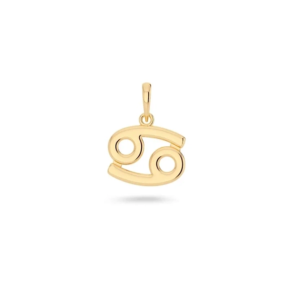 Zodiac Sign Cancer Gold - Edblad - Snabb leverans - Gratis paketinslagning
