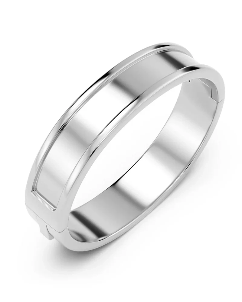 Polerat rostfritt stålarmband från Edblad med modern design