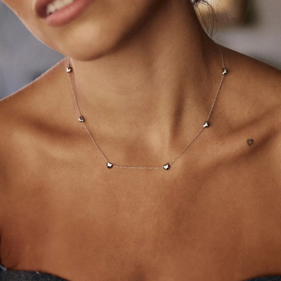 Barley Necklace Multi Steel - Edblad - Snabba leveranser - Gratis paketinslagning
