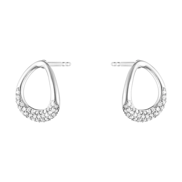 Offspring Ohrringe Klein Mit Diamant 0.19 ct von Georg Jensen, Schneller Versand - Nordicspectra.de