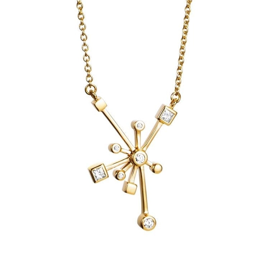 Kaboom & Stars Necklace Gold - Efva Attling - Suuri valikoima & ilmainen lahjapaketointi - Nordicspectra.fi