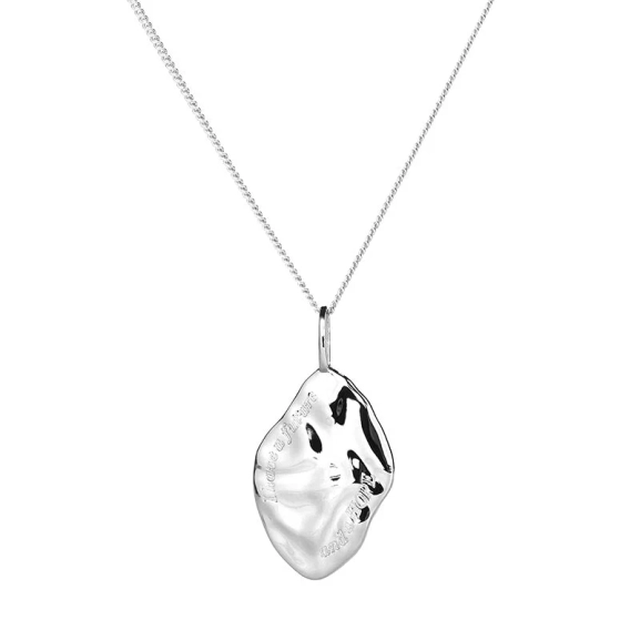 Pebble Necklace Large Silver från Emma Israelsson
