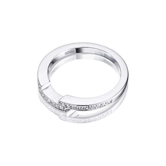 Deco Thin Ring White Gold - Efva Attling ringar - Snabb frakt & paketinslagning - Nordicspectra.se