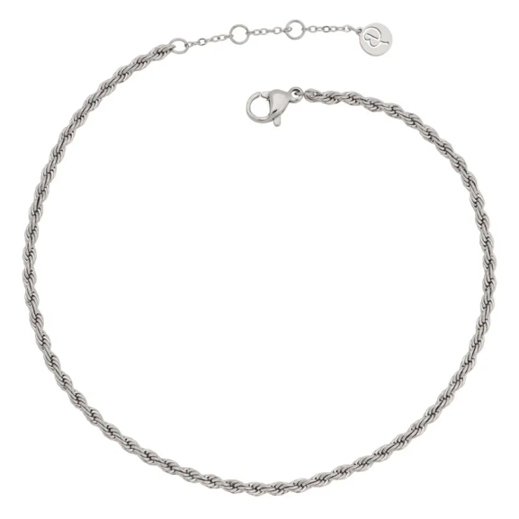 Rope Anklet Steel - Edblad - Snabb leverans - Gratis paketinslagning
