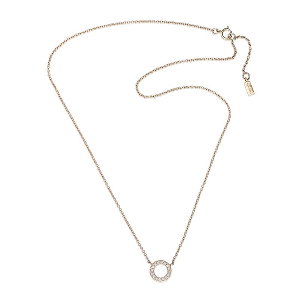 Circle Of Love Necklace Gold von Efva Attling, Schneller Versand - Nordicspectra.de
