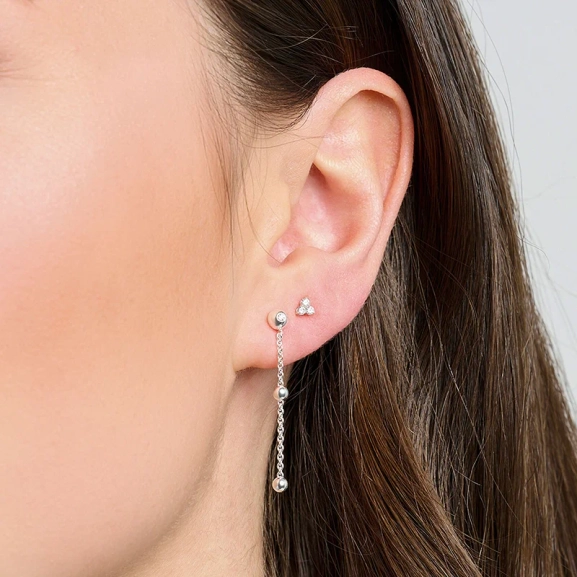 Stiftörhänge Tre Stenar - Thomas Sabo - Snabb leverans & paketinslagning - Nordic Spectra