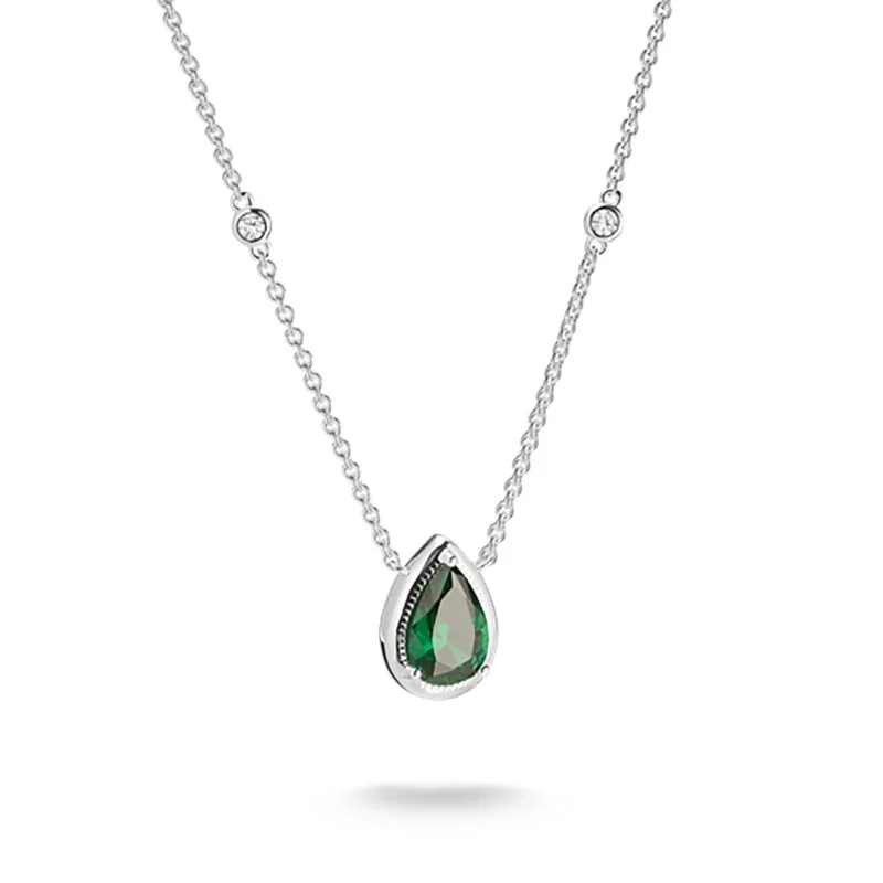 Thomas Sabo - Gr&ouml;n Droppform Elyndra Halsband