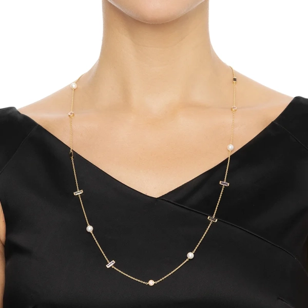 Dreams & Pearls Flow Necklace Gold - Efva Attling - Sveriges största återförsäljare - Nordic Spectra