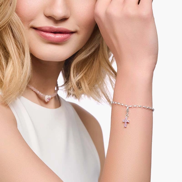 Rosa Kors Berlock - Thomas Sabo - Snabb leverans & paketinslagning - Nordic Spectra