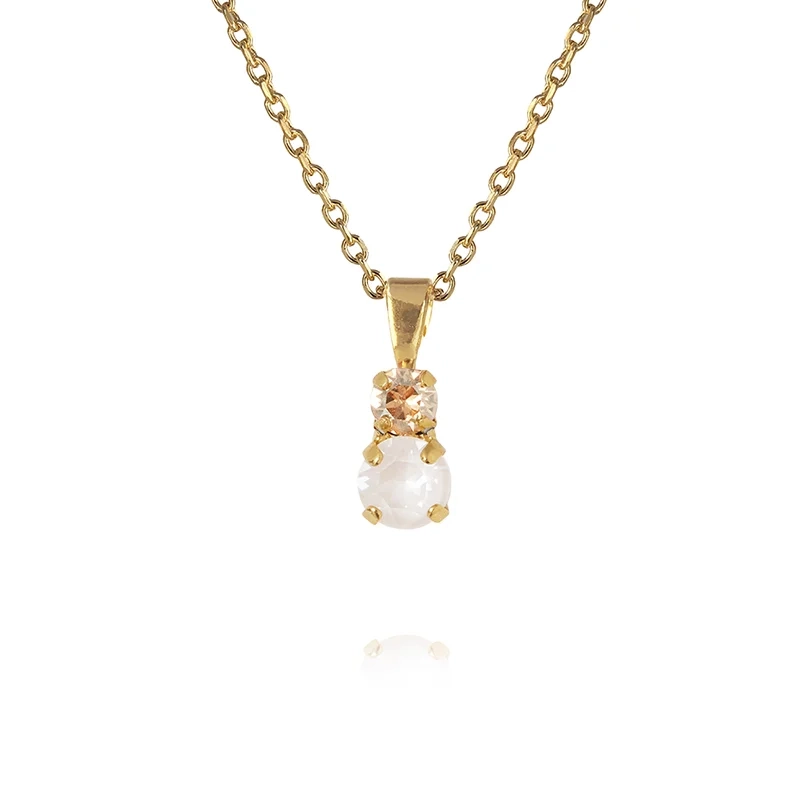 Caroline Svedbom - Leah Necklace Gold Electric White Combo