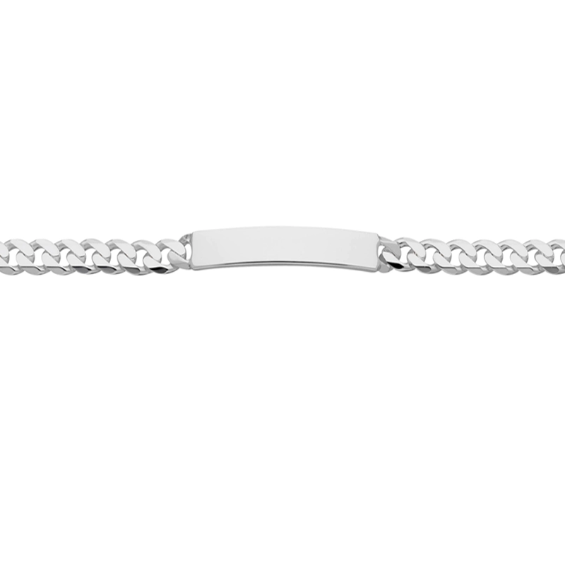 Nordic Spectra - Silverarmband med Gravyrbricka M