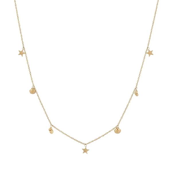 Beachcomber Necklace Multi Gold - Edblad - Snabb frakt & paketinslagning - Nordic Spectra