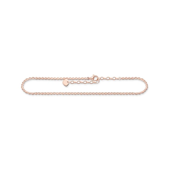 Ankelkedja Replook Rosé - Thomas Sabo berlock - Snabb frakt & paketinslagning - Nordicspectra.se