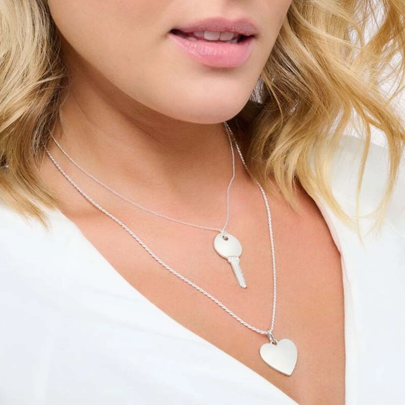 Halsband Tvinnad Kedja Hjärta - Thomas Sabo halsband - Snabb frakt & paketinslagning - Nordicspectra.se