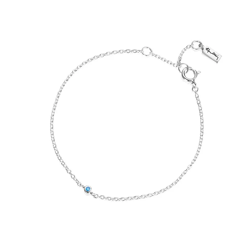 Efva Attling - Micro Blink Bracelet - Blue Topaz