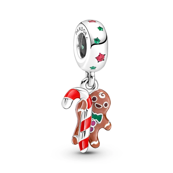 Lebkuchenmann Charm-Anhänger von PANDORA, Schneller Versand - Nordicspectra.de