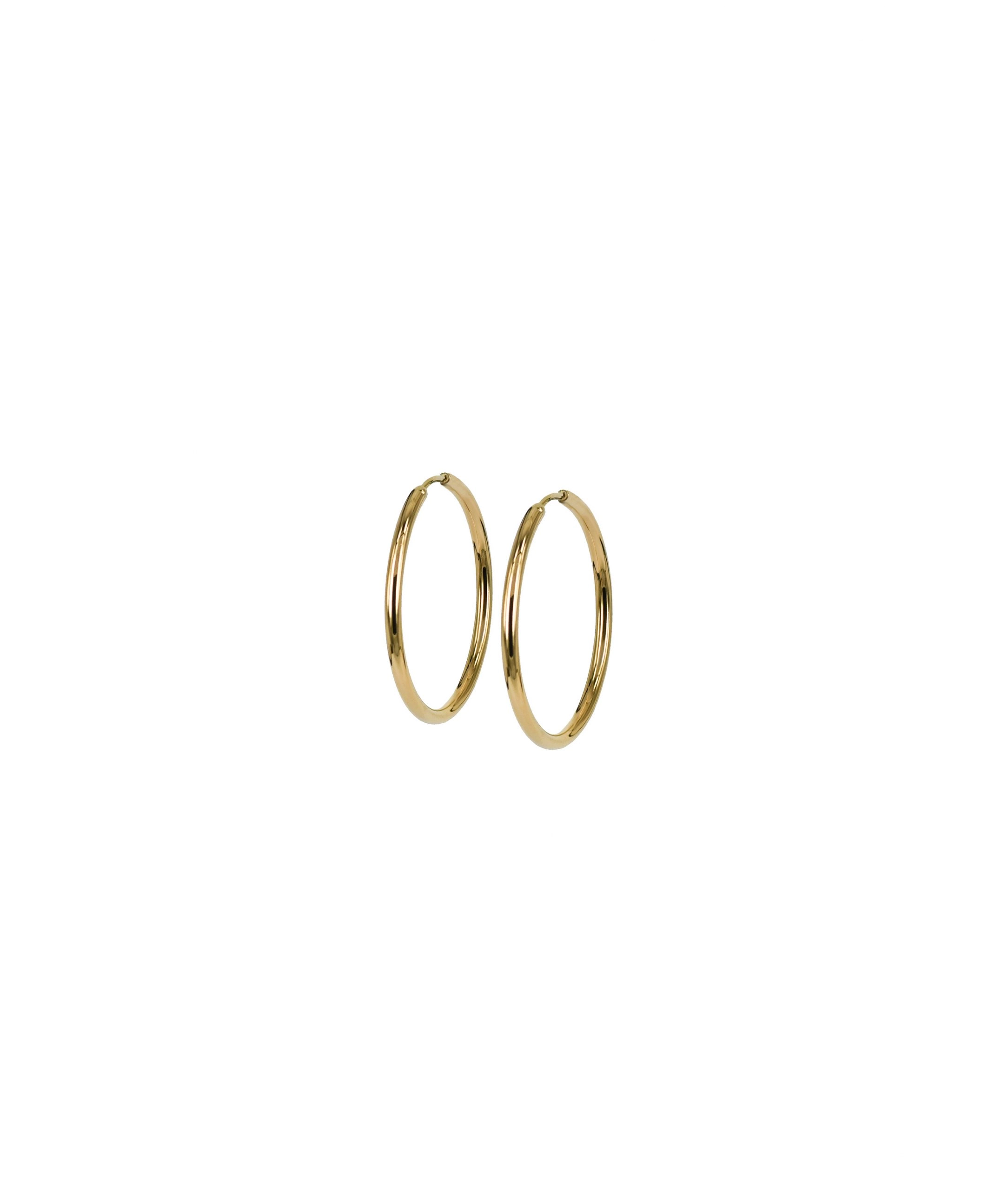 MAXI 11 mm Örhängen Guld - Astrid & Agnes - Snabb frakt & paketinslagning - Nordicspectra.se