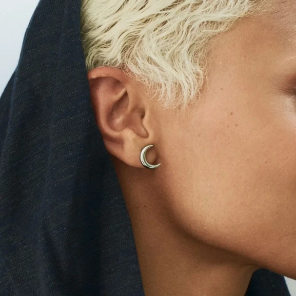 New Moon Studs S Steel - Edblad - Snabb leverans - Gratis paketinslagning