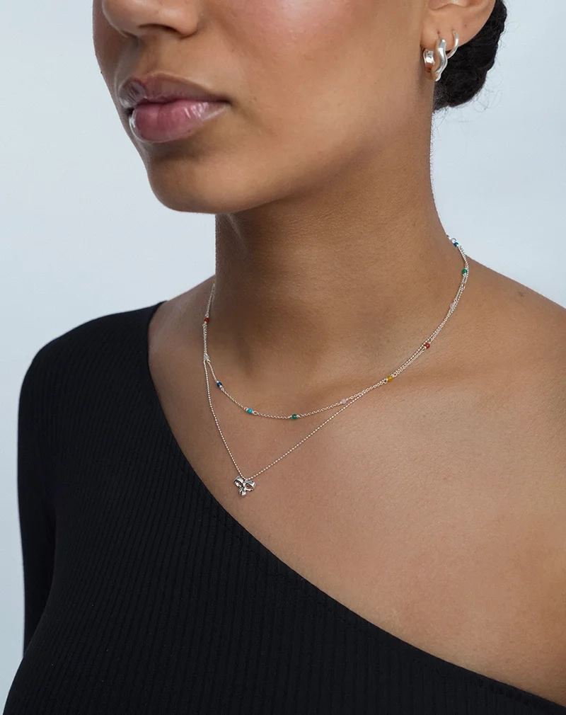 Santa Monica Necklace Silver - Syster P - Snabb leverans & Gratis paketinslagning - Nordic Spectra