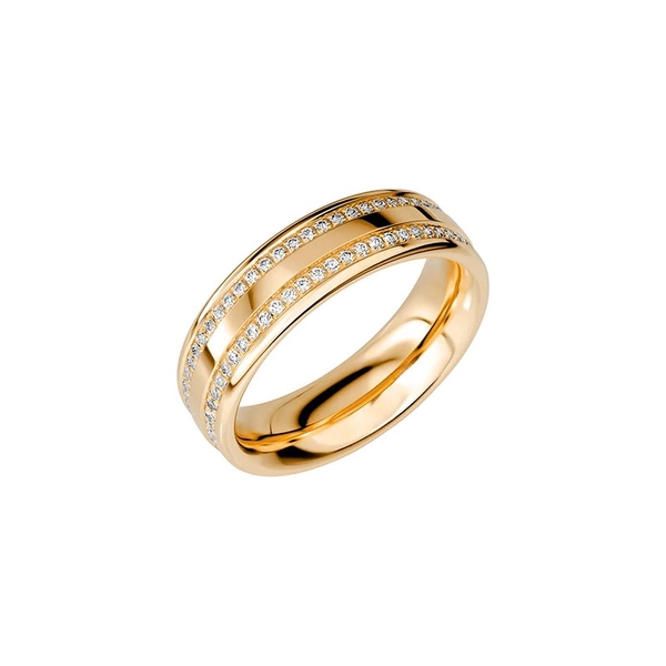 SR2021 Gold - Wedding & engagement rings - Schalins - Scandinavian design - Nordic Spectra