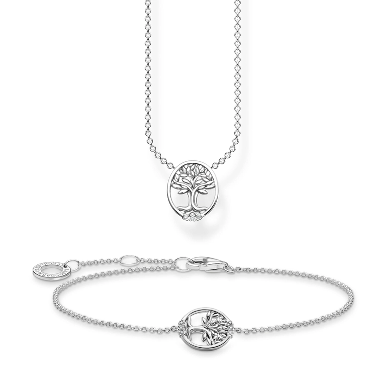 Presentset Tree of Love med Vita Stenar - Thomas Sabo berlock - Snabb frakt & paketinslagning - Nordicspectra.se