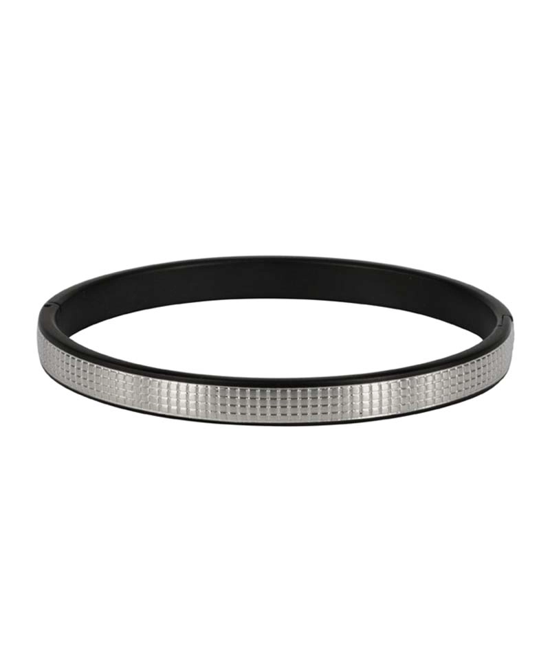 TEXAS Bangle Svart/Stål - AROCK - Snabb frakt & paketinslagning - Nordicspectra.se