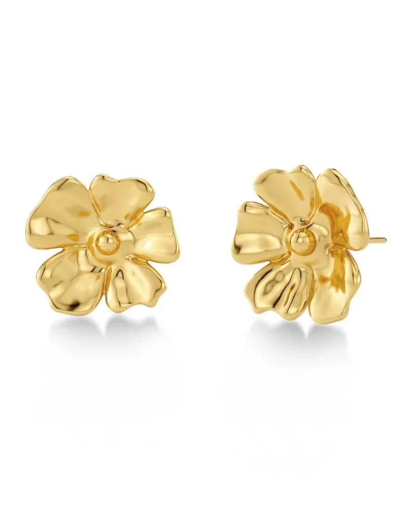 Floral Studs L Gold - Edblad - Snabb frakt & paketinslagning - Nordic Spectra