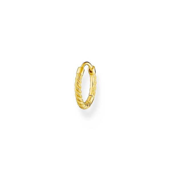 Einzel Creole Seil Gold von Thomas Sabo, Schneller Versand - Nordicspectra.de